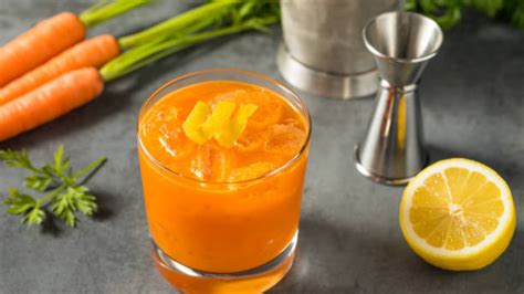 Jugo de zanahoria y limón