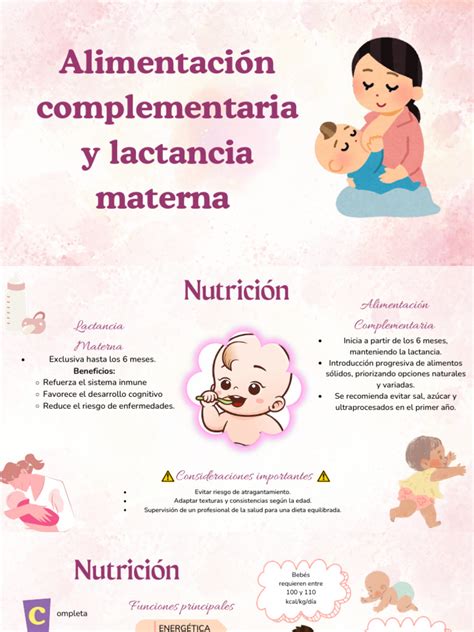 Lactancia Materna y Alimentación Complementaria