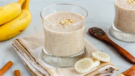Licuado de banana sin azúcar
