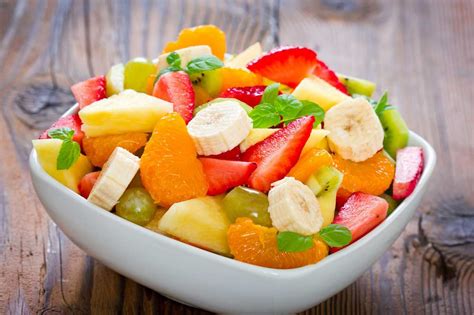 Macedonia de frutas fresca