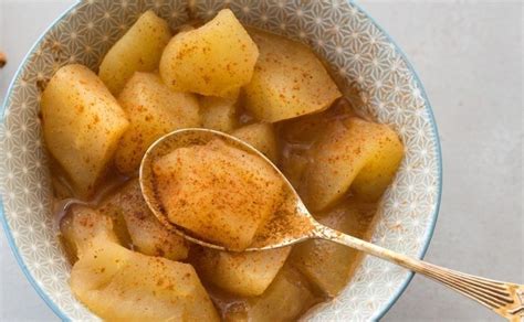 Manzanas Cocidas con Canela