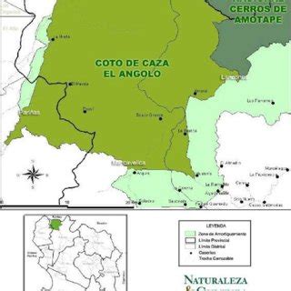 Mapa Coto de Caza El Angolo