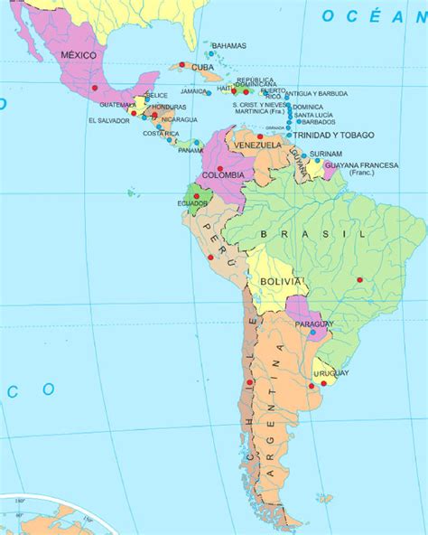 Mapa de Latinoamérica
