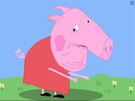 Meme de Peppa Pig sobre frustración