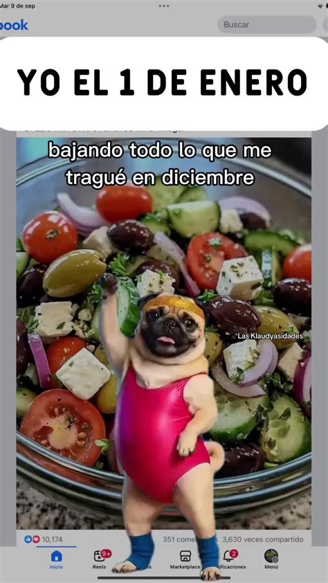 Meme sobre dietas y cuarentena