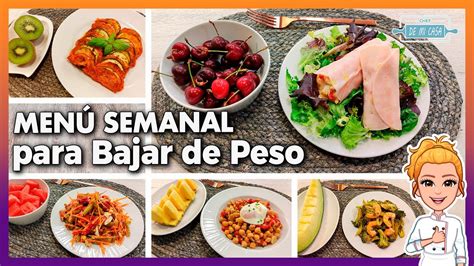 Menú balanceado para la pérdida de peso