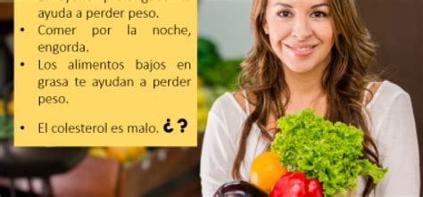Mitos sobre las dietas