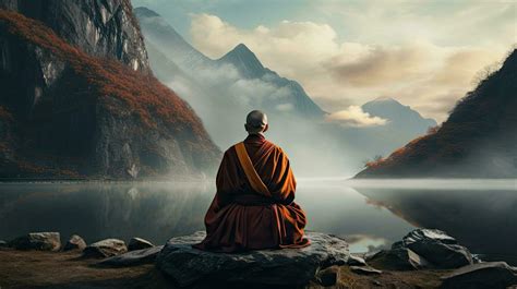 Monjes Tibetanos Meditando