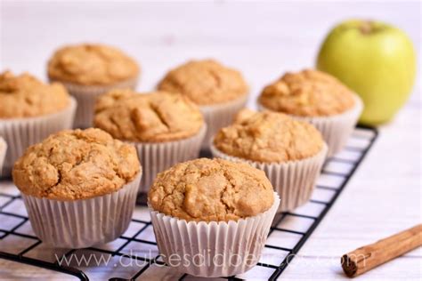 Muffins de avena y piña