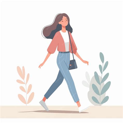 Mujer caminando para bajar de peso