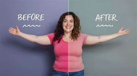 Mujer feliz después de perder peso