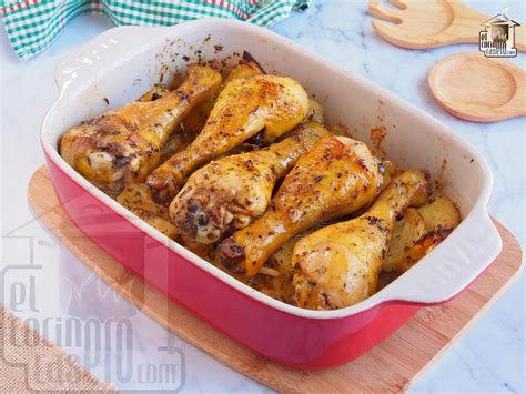 Muslo de pollo al horno