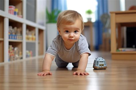 Niño gateando
