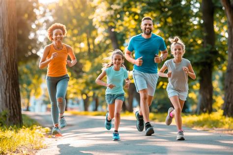 Niños haciendo ejercicio en familia