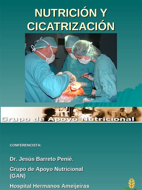 Nutrientes esenciales para la cicatrización