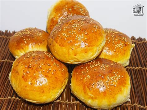 Pan de hamburguesa casero