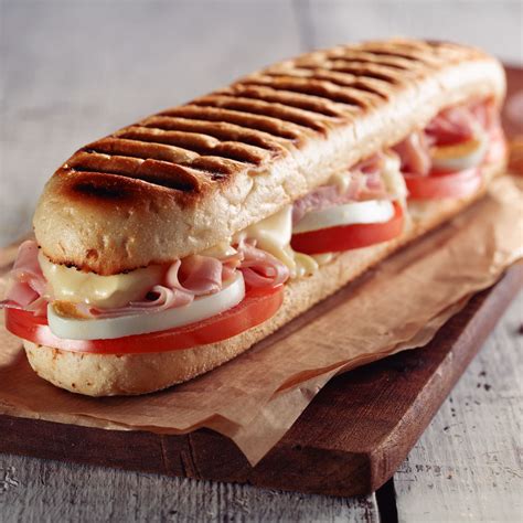 Panini de jamón y queso