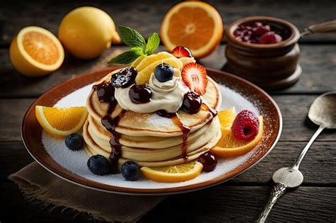 Panqueques con frutas