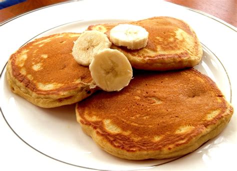 Panqueques de avena y plátano
