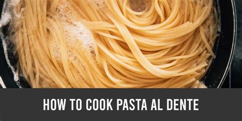 Pasta al dente