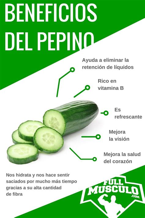 Pepino y sus beneficios
