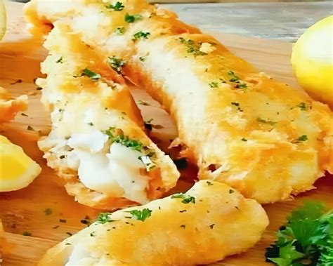 Pescado frito con harina