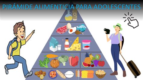 Pirámide alimenticia para adolescentes
