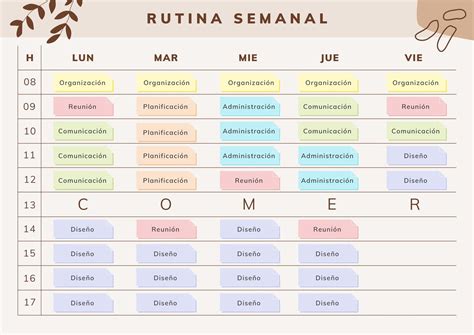 Plan Semanal
