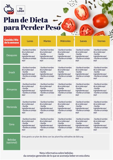 Plan de Dieta