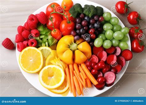 Plato con verduras frescas