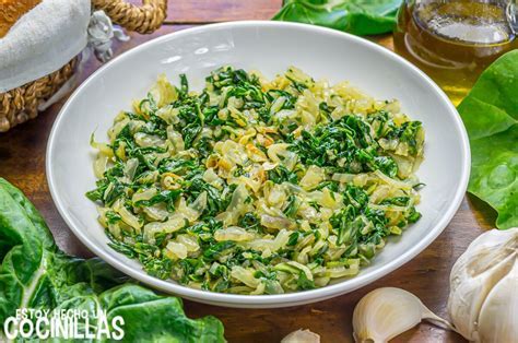 Plato de acelgas cocinadas
