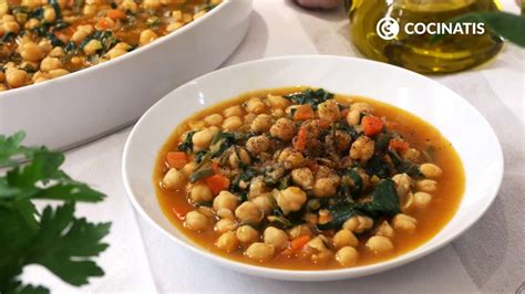 Platos con Garbanzos