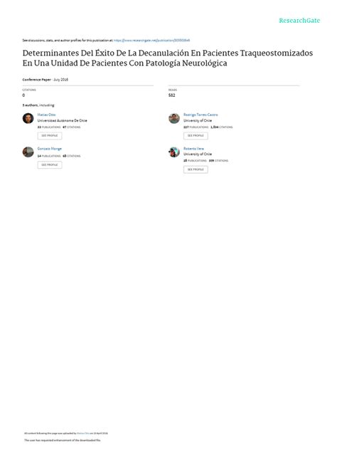 Predictores de éxito de decanulación