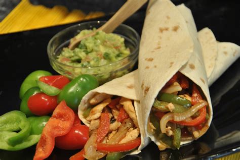 Preparación de Fajitas de Pollo