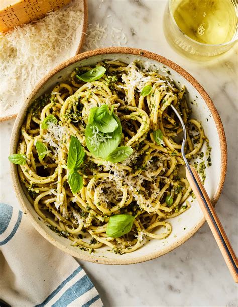Preparación de Pasta Pesto