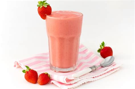 Preparación de Smoothie de Fresa