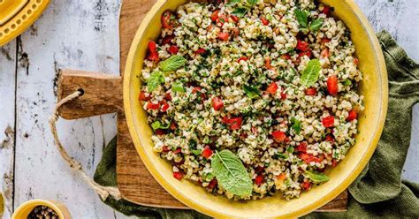 Preparación de Tabouleh con Bulgur