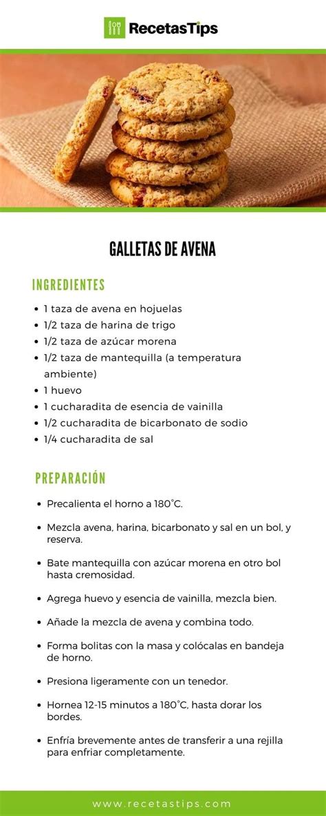 Preparación de galletas de avena