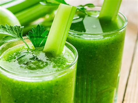 Preparación de jugo de apio