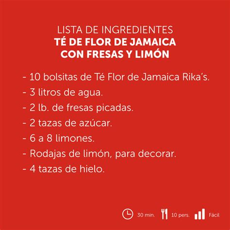Preparación de té de Jamaica