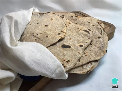 Preparación de tortillas de harina integral