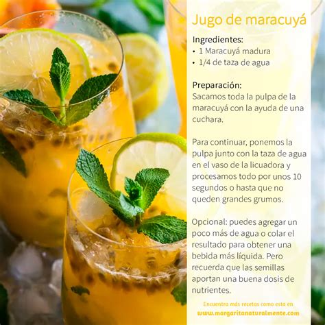 Preparación del Maracuyá