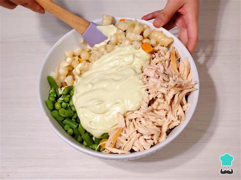 Preparación del Salpicón de Pollo