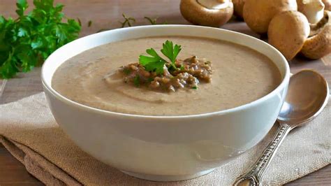 Presentación de la Crema de Champiñones Vegana