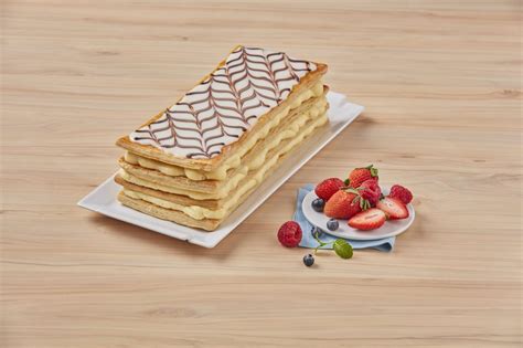 Presentación del Pastel Mil Hojas