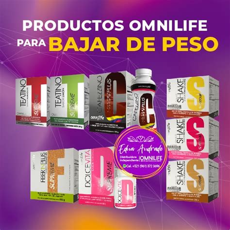 Productos Omnilife para bajar de peso