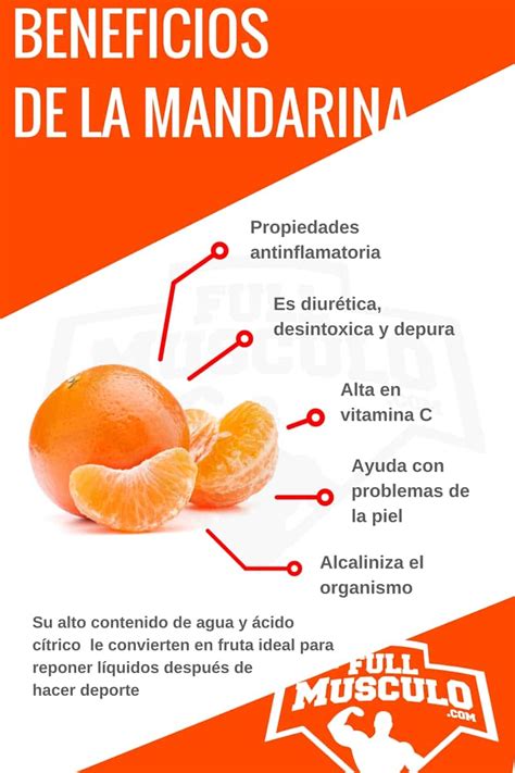 Propiedades de la mandarina
