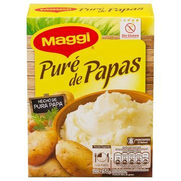Puré de papas en caja