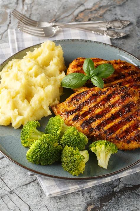 Pure de pollo y brocoli