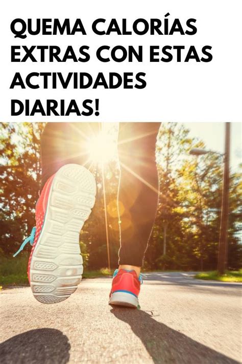 Quema calorías con estas actividades